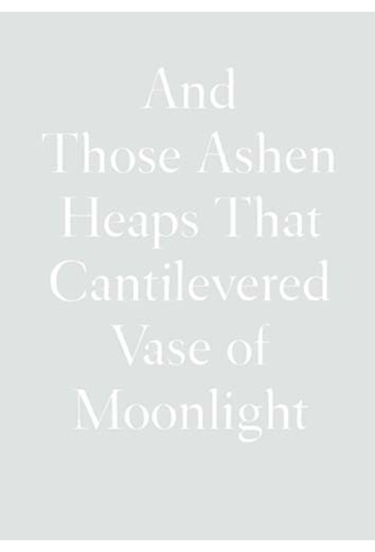 And Those Ashen Heaps That Cantilevered Vase of Moonlight