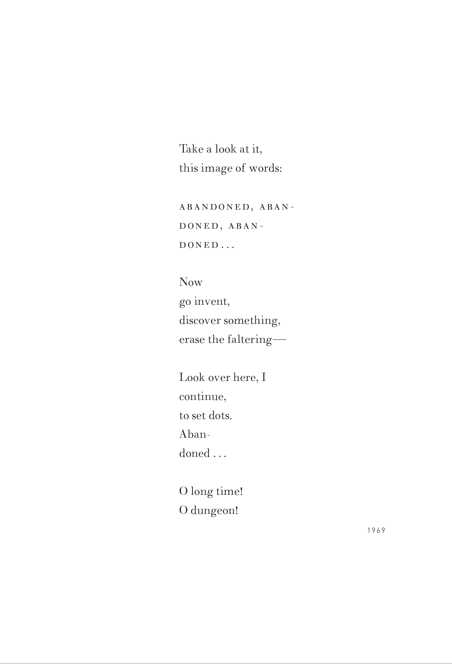 Uncollected Later Poems (1968–1979)