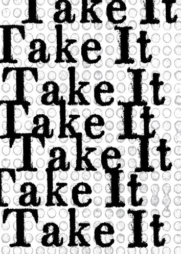 Take It - Limited Edition Hard Cover - Joshua Beckman