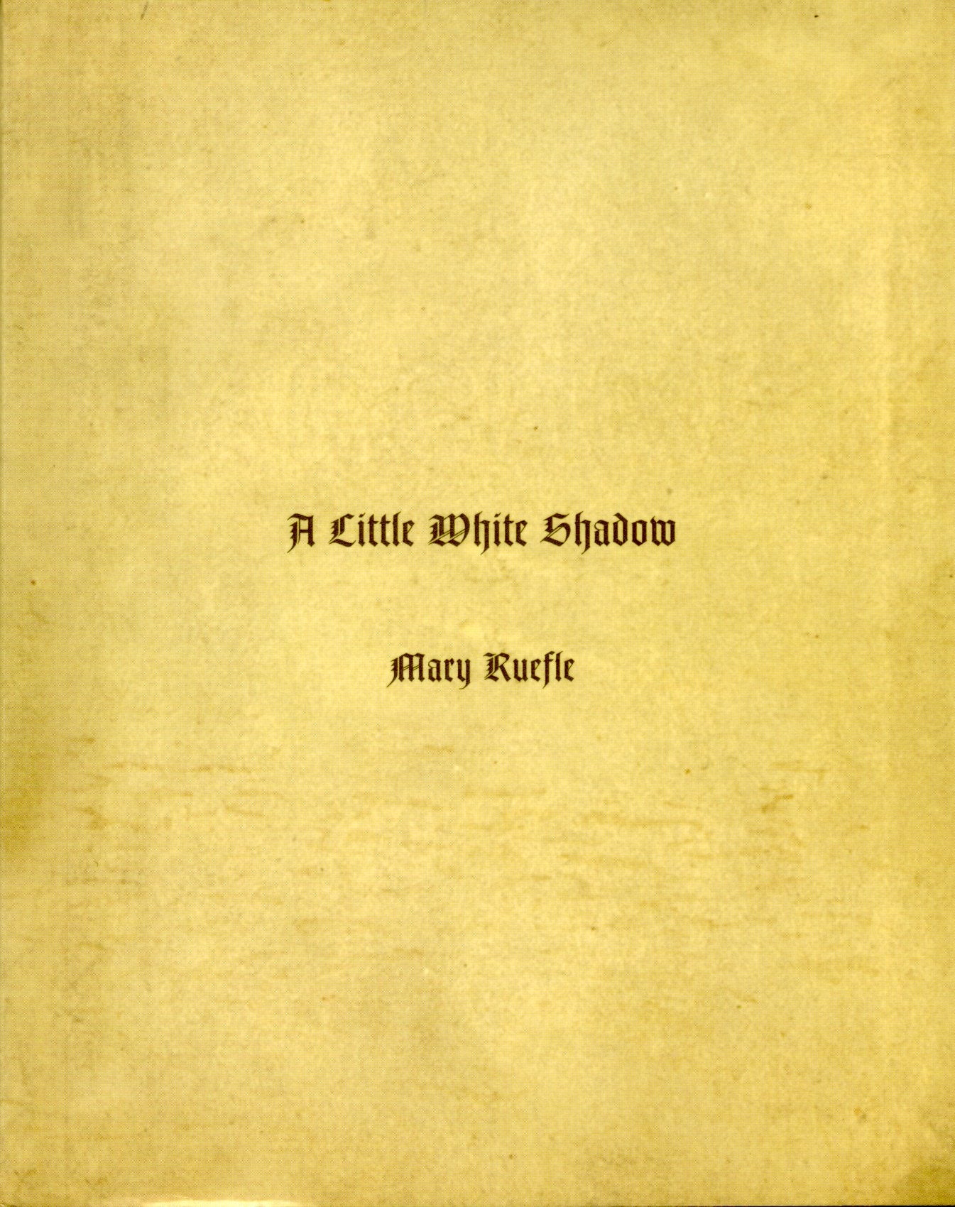 Mary Ruefle poetry